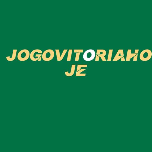 Logo da JOGOVITóRIAHOJE